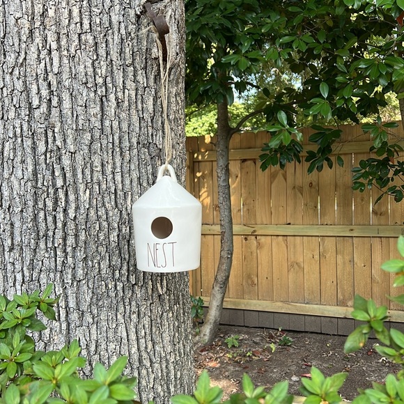 RAE DUNN Ceramic NEST Bird House - Picture 8 of 9